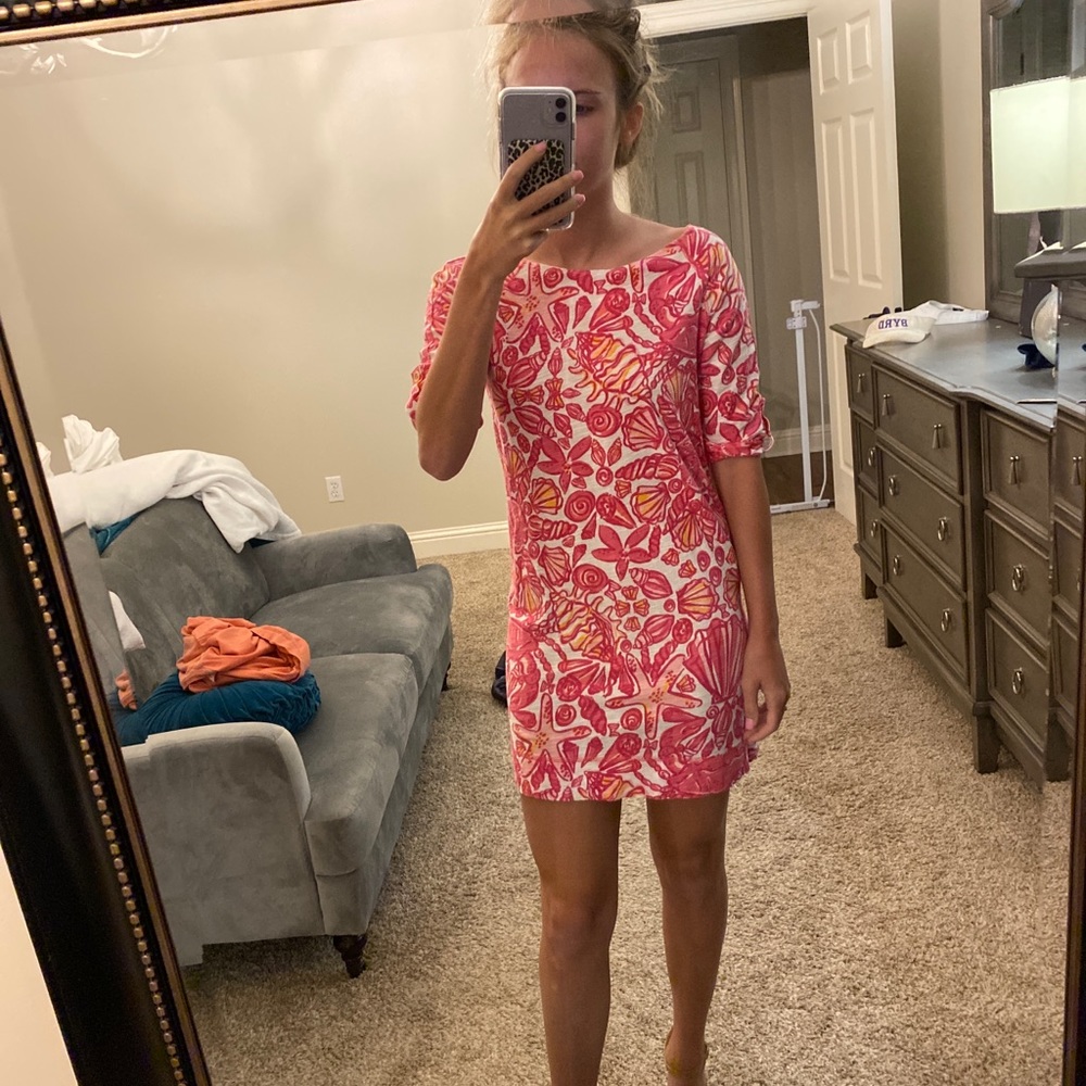 Lilly Pulitzer Marlowe Dress In Valentine Seashell